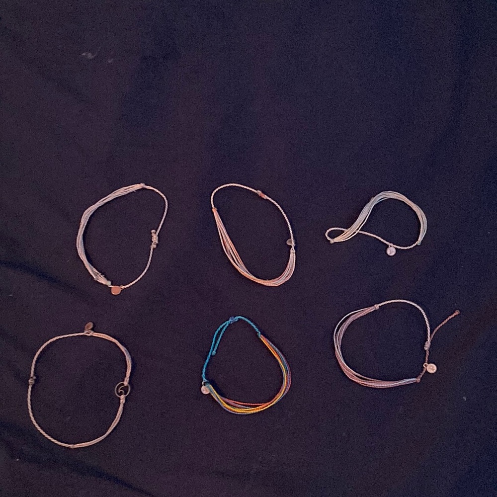 pura vida braclets (6 pack)